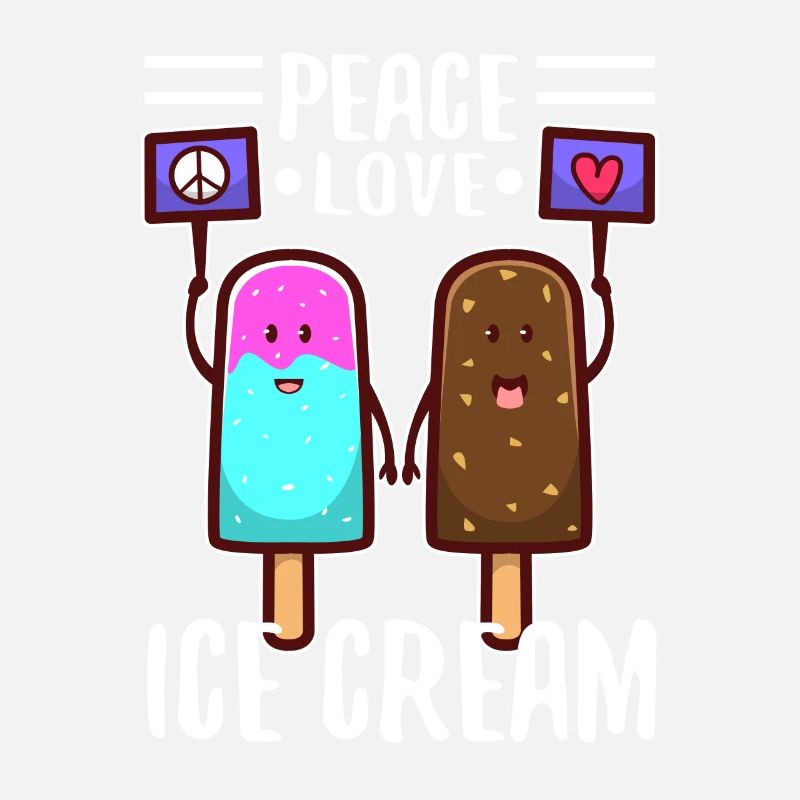 Crème glacée Peace Love