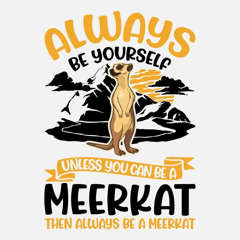Sois toujours toi-même Suricate Erdmännchen