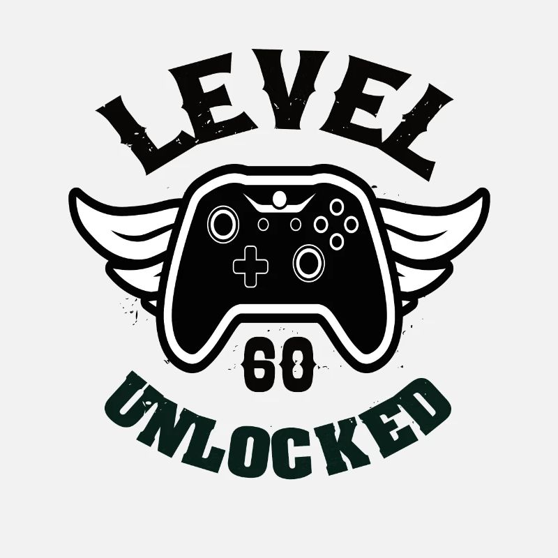 Level 60 Unlocked 60 Birthday