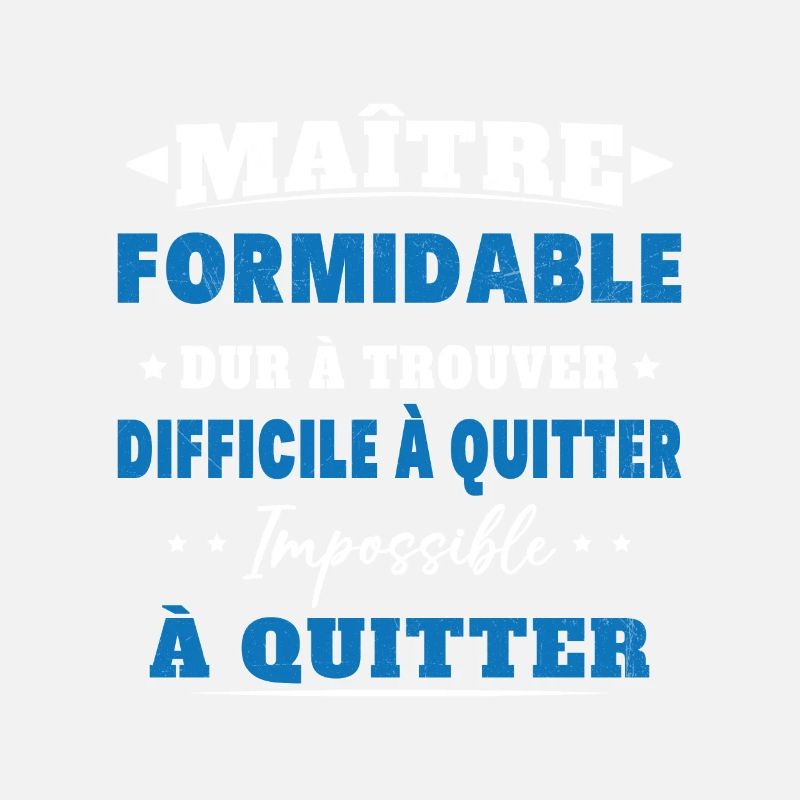 Maître formidable idée cadeau maître d'école