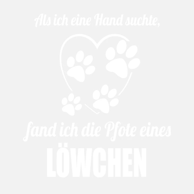 Hand & Pfote - Spruch - Löwchen