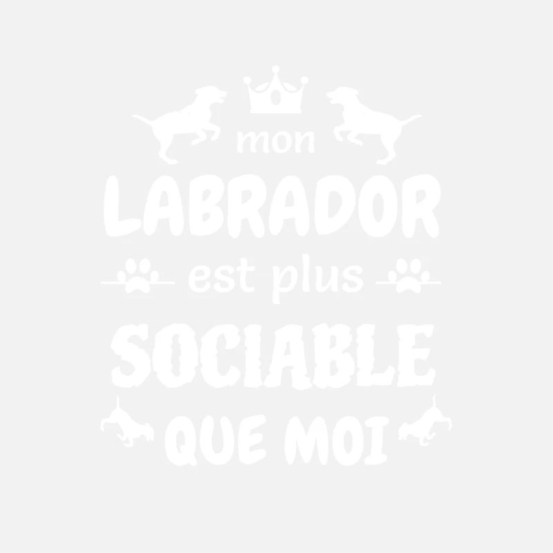 Mon labrador est plus sociable que moi