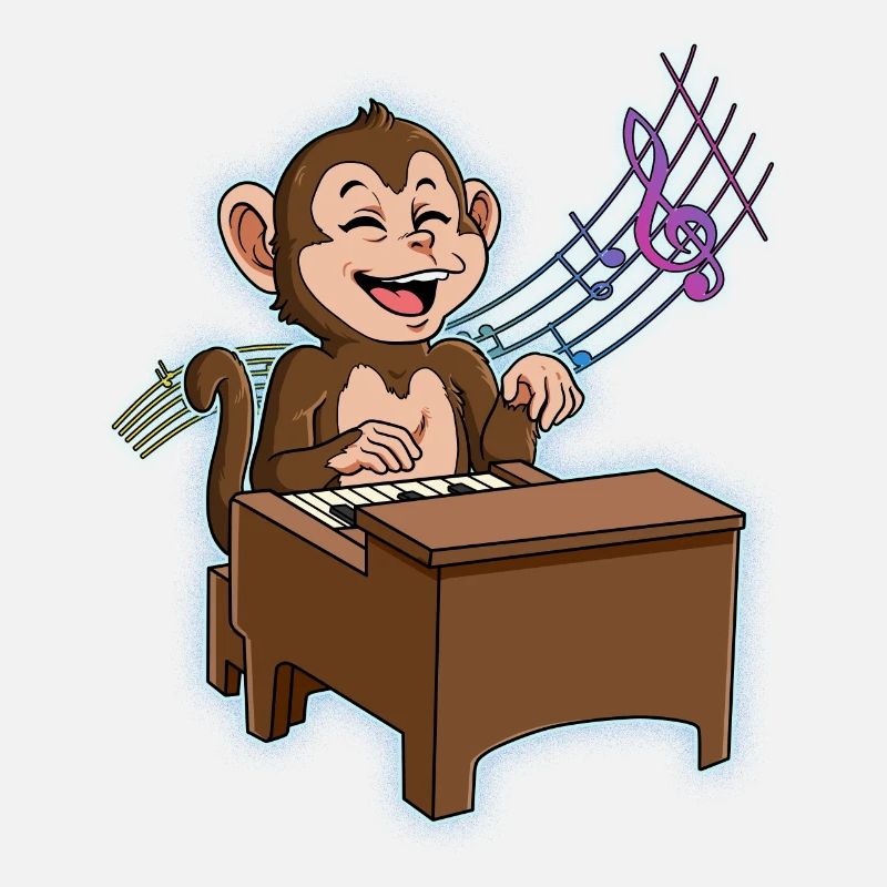 Pianiste Singe