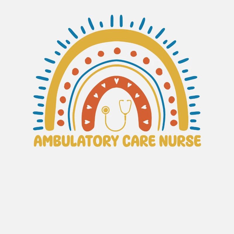 Infirmière ambulatoire Boho Rainbow