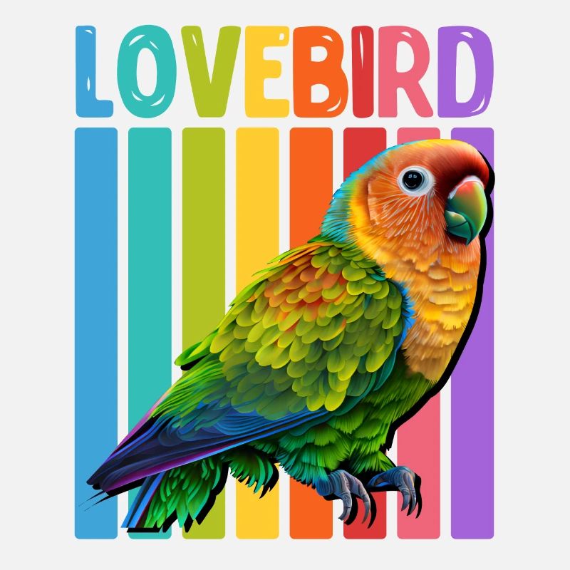 Inséparables Perroquets Amis Oiseaux Amis Oiseaux