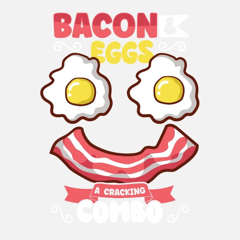 Drôle de poitrine rapide menu bacon commencer la matinée