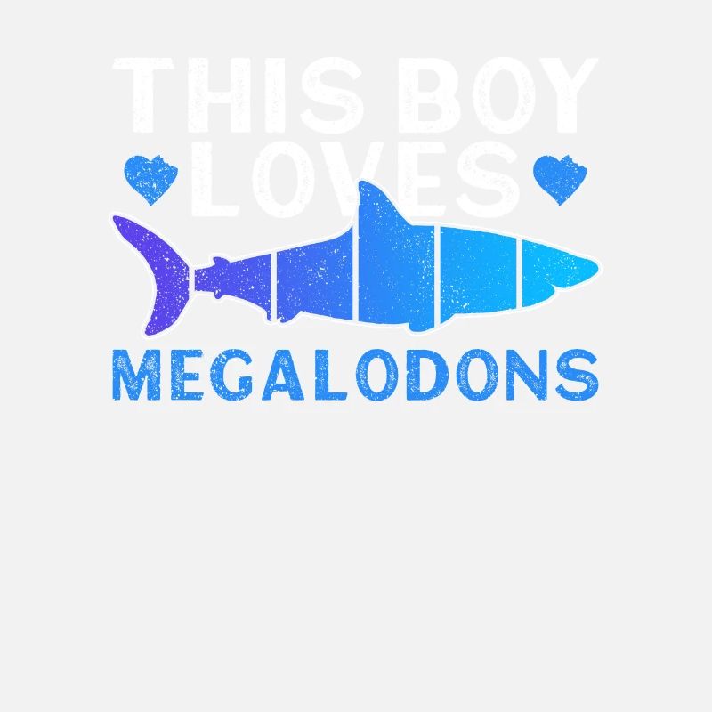 Ce garçon aime les mégalodons - requin mégalodon