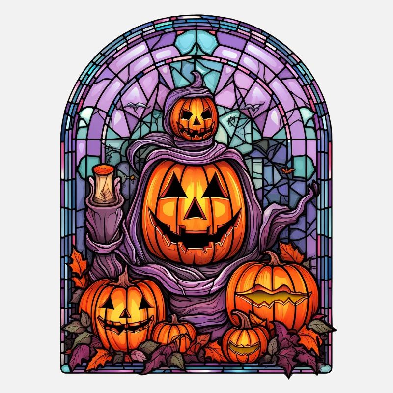 Vitrail d’Halloween