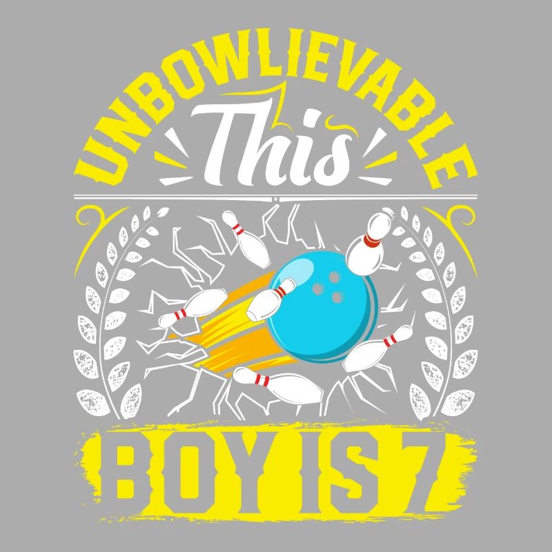 B-Day Unbowlievable Ce garçon a 7 ans Bowling