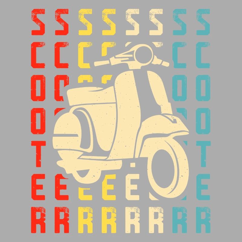 Roller Rollerfahrer Motorroller