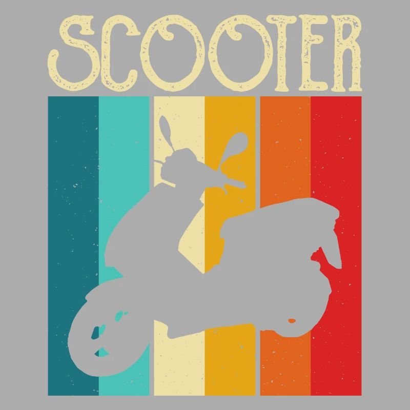 Roller Rollerfahrer Motorroller