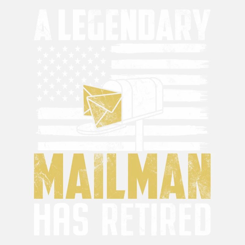 Retired Mailman Funny Postal Worker Post Office