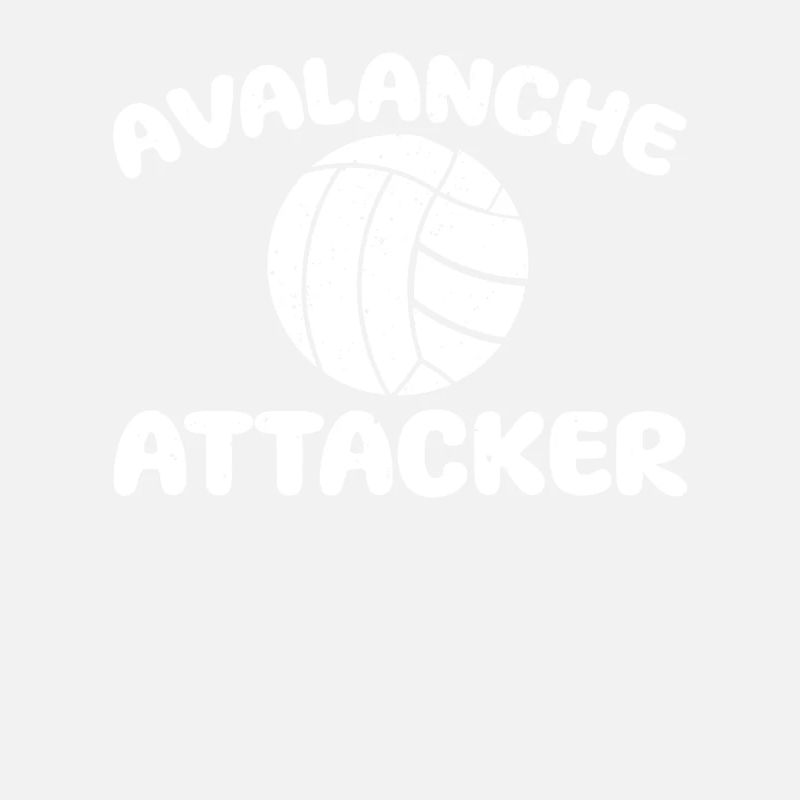Attaquant d’avalanche - Volleyball sur neige