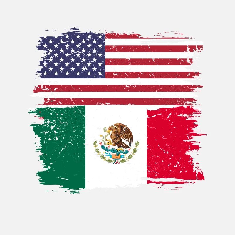 États-Unis Drapeau mexicain