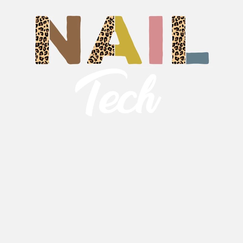 Technicienne des ongles Impression Léopard