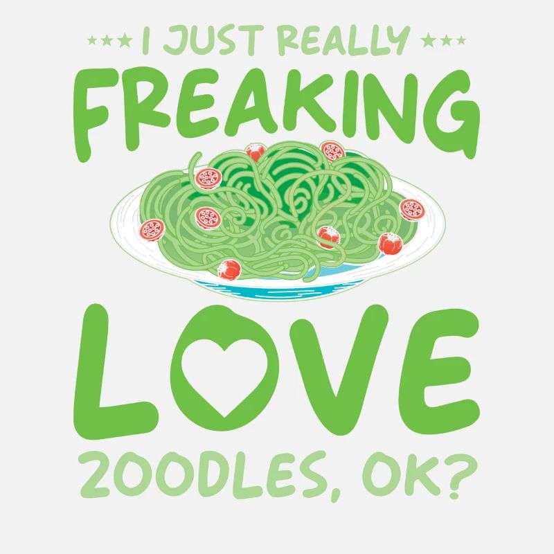 Zoodles Zucchini Pasta Spruch