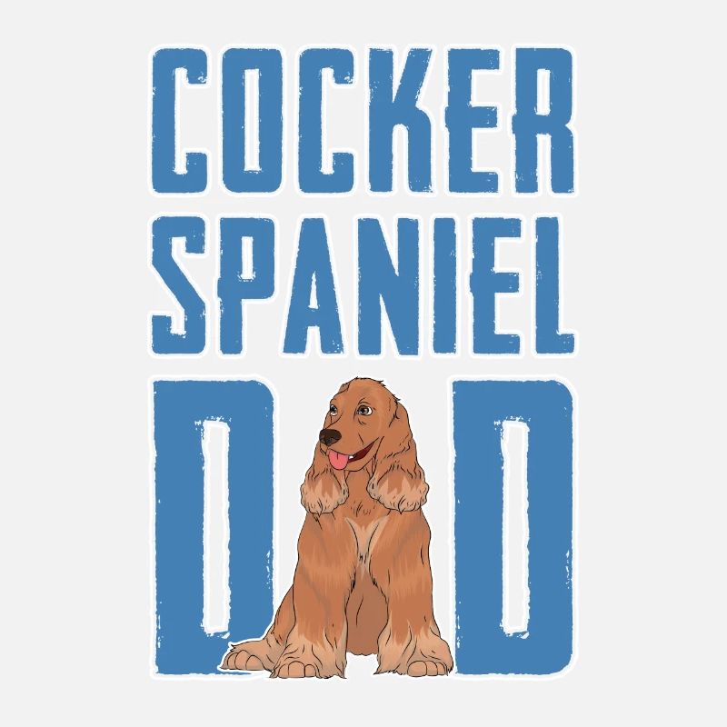 Hunde Papa Vatertag Geschenk Cocker Spaniel