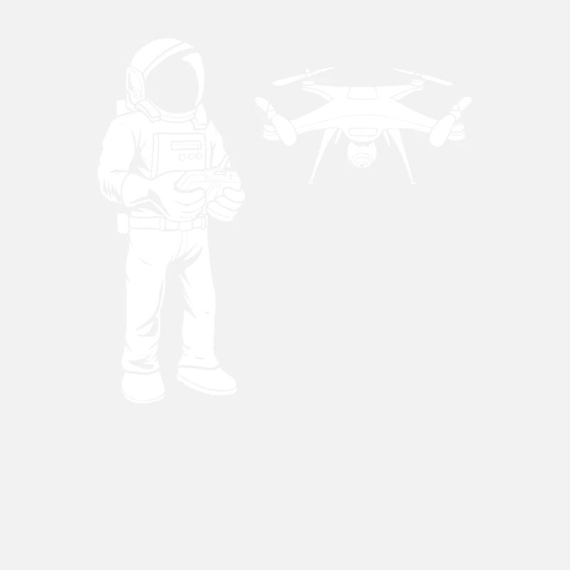 Drone Quadricoptère Astronaute