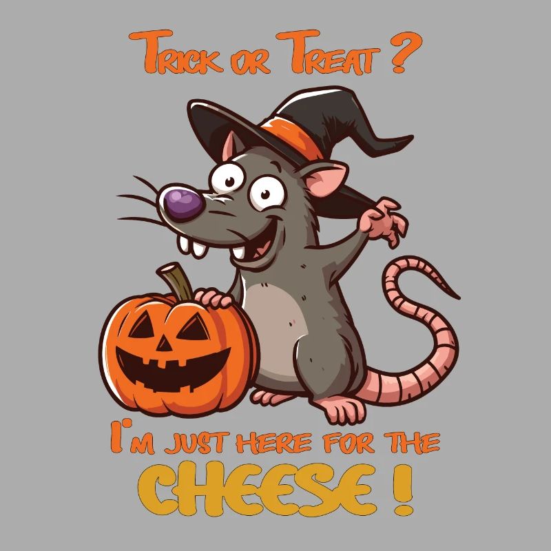 Halloween-Ratte, Süßes oder Saures Käse