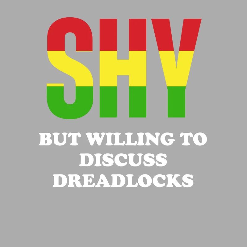 Timide mais prêt à parler de dreadlocks