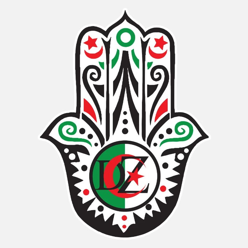 1 2 3 viva l Algérie main de fatma