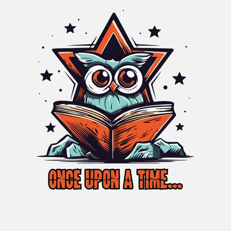 Once upon a time, a book-reading owl