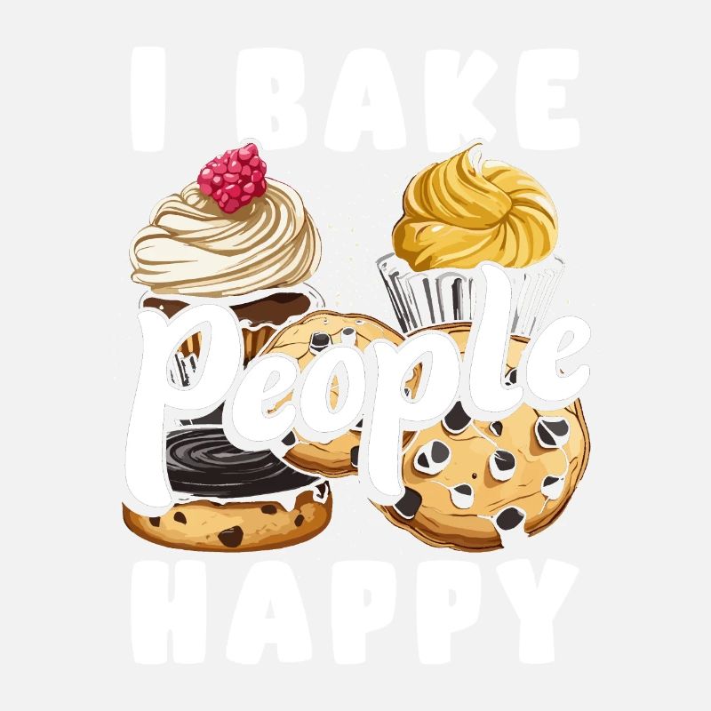 Bäcker Backen Ich Backe Menschen Glücklich Cupcake Keks