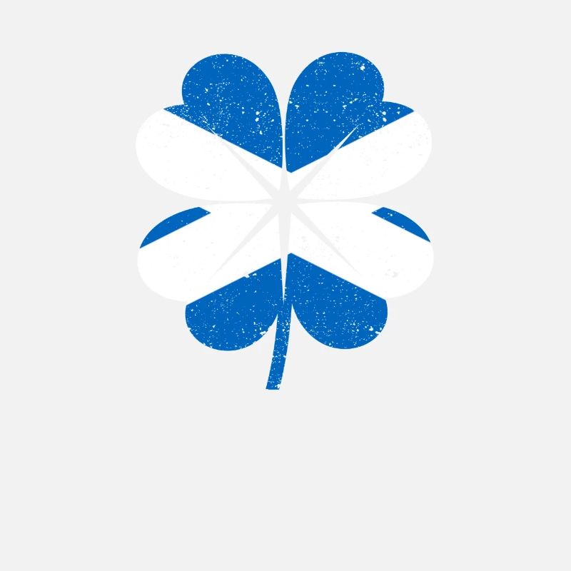 Drapeau Ecossais Feuille de Trèfle Irlandais