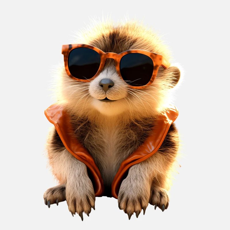 Lunettes de soleil suricate mignon amant de surikate