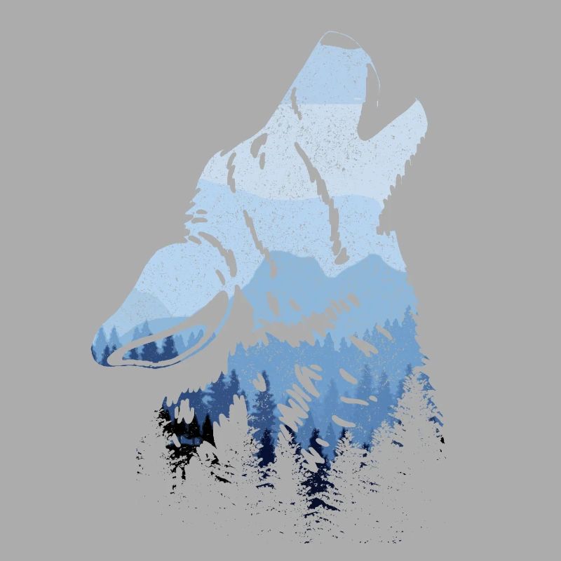 Heulender Wolf Geschenk