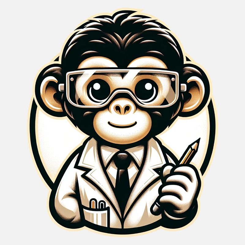 Singe mignon scientifique