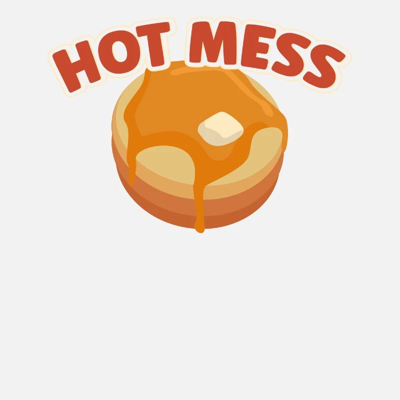 Pancake Lover Kids Chaud Mess