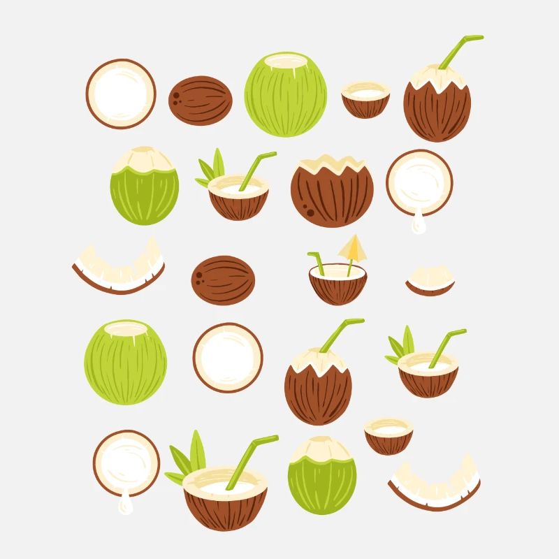 Retro Coconut Design