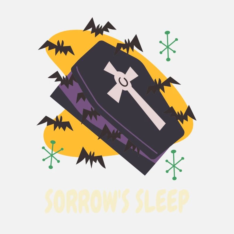 Death Coffin Goth Casket Spooky Halloween Vampires