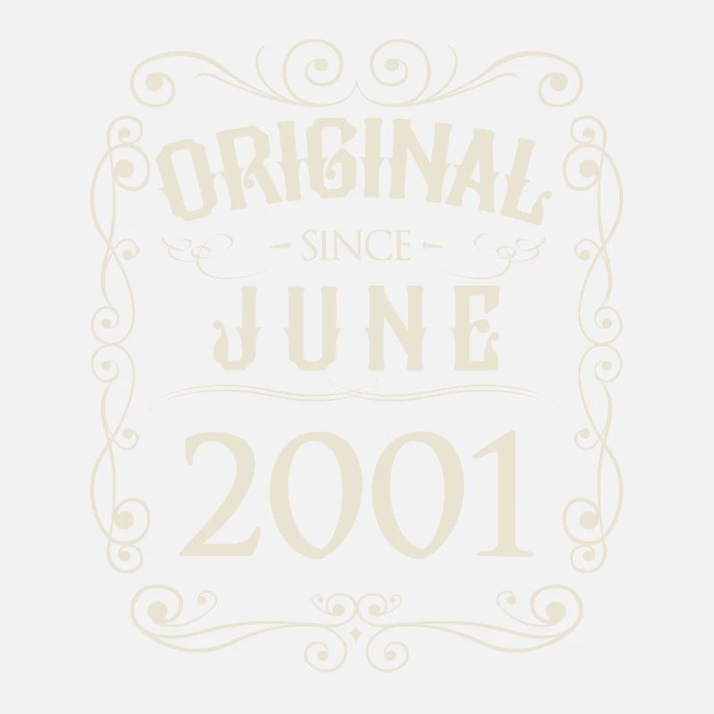 Vintage - Original since Juni 2001 Geburtstag
