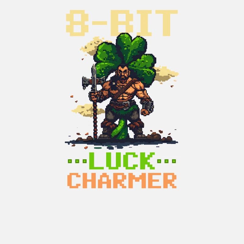St. Patricks Day Gaming 8-Bit-Glücksbringer