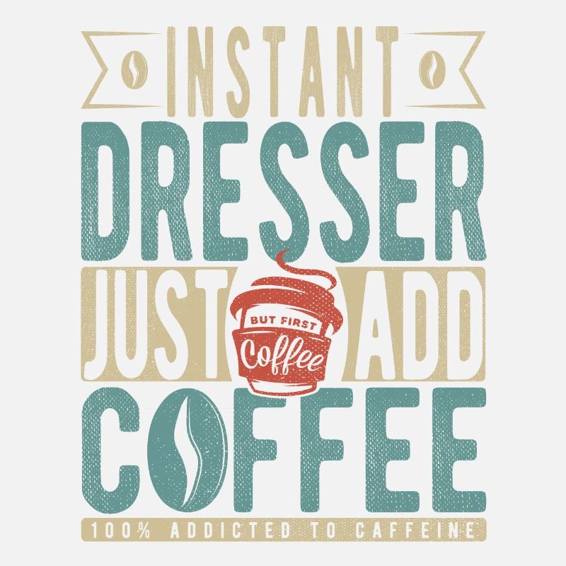 Instant-Kommode einfach Kaffee hinzufügen