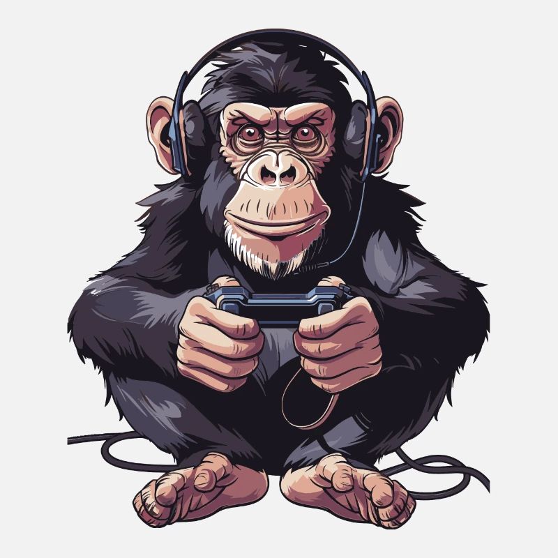 Chimpanzee Video Game