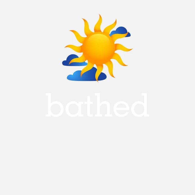 Bathed sunbathing lover summertime
