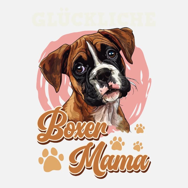 Deutscher Boxer GLÜCKLICHE BOXER MAMA Hundemama
