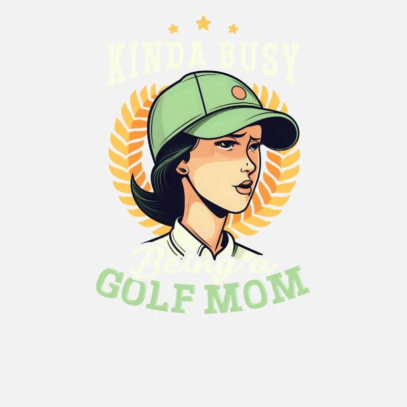 Maman de golf occupée parce que maman de golf