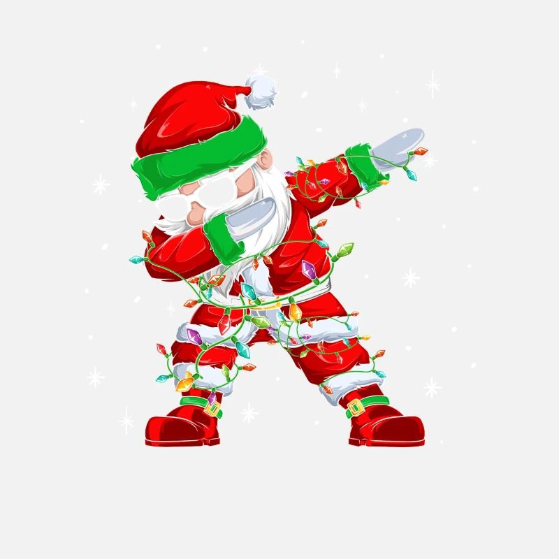 Dabbing Santa Weihnachtsmann