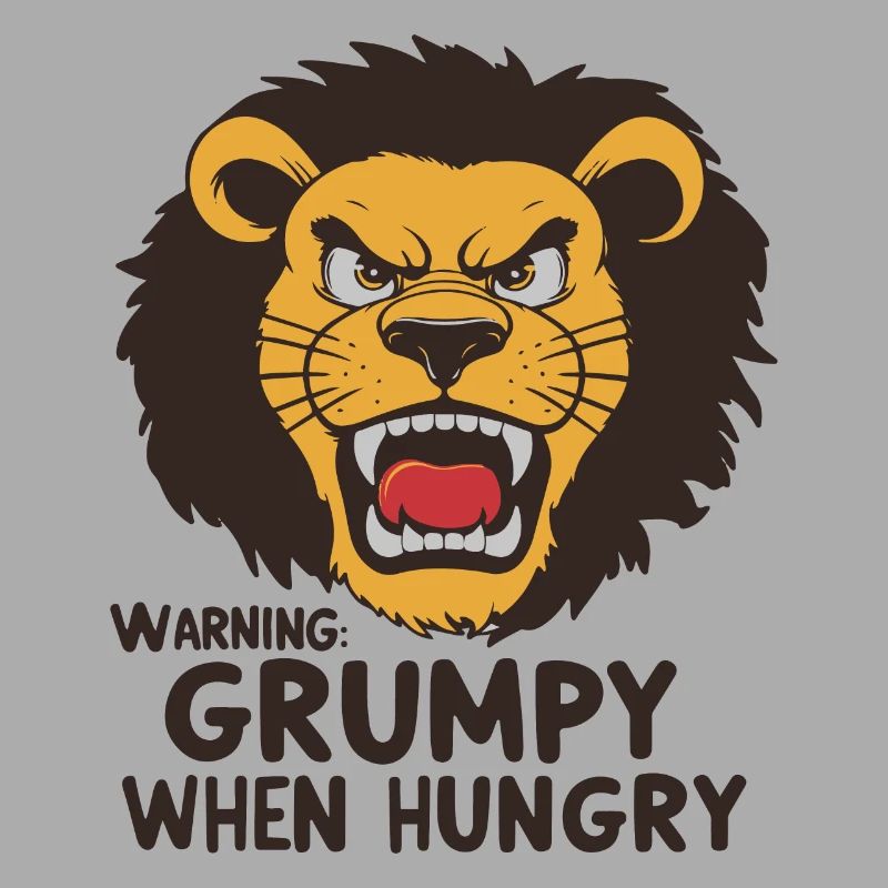 GRUMPY WHEN HUNGRY