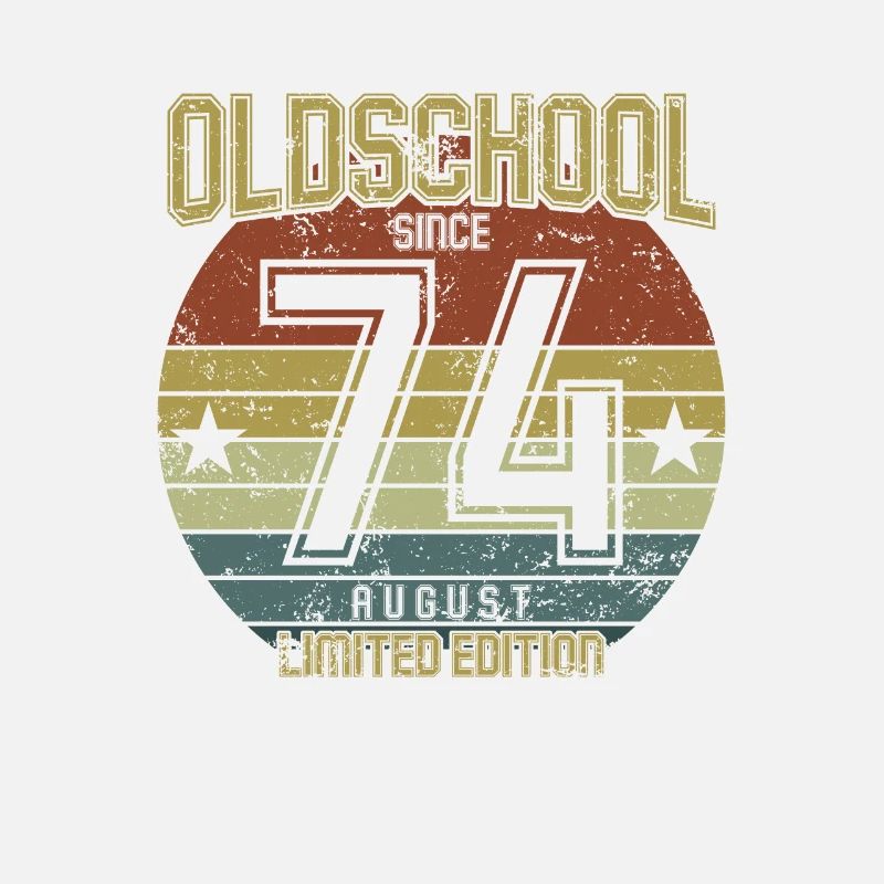 August 1974 - Geburtstag im August Oldschool