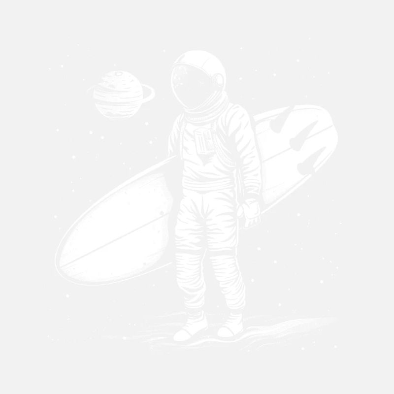 Surfen Astronaut Vintage Surfer Geschenk