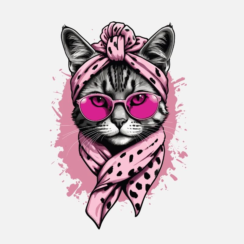 Mignon Chat Maman Cat Amant Maman Style