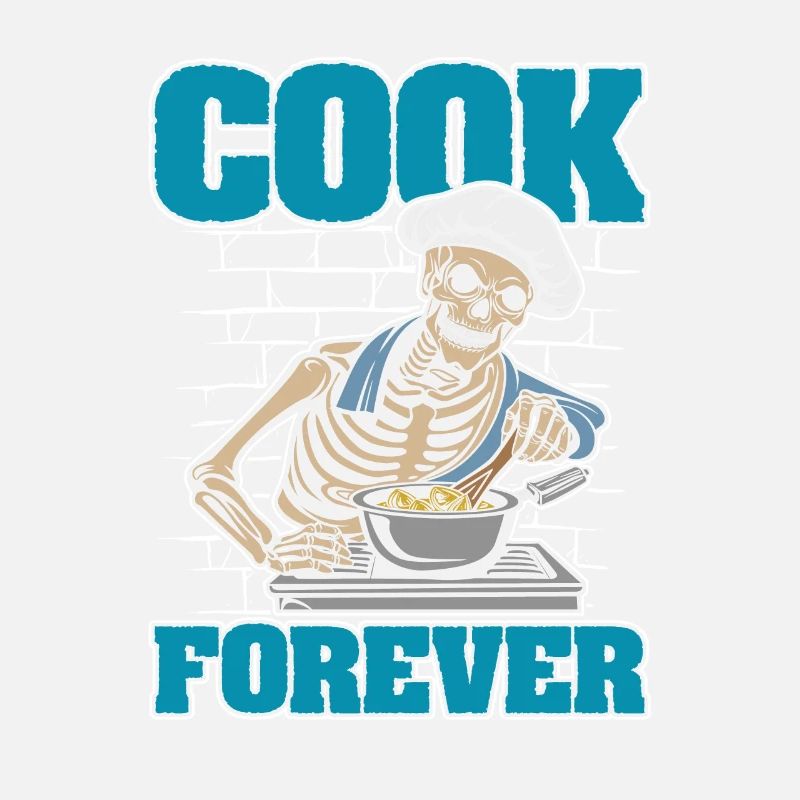 Chef Cooking Skeleton