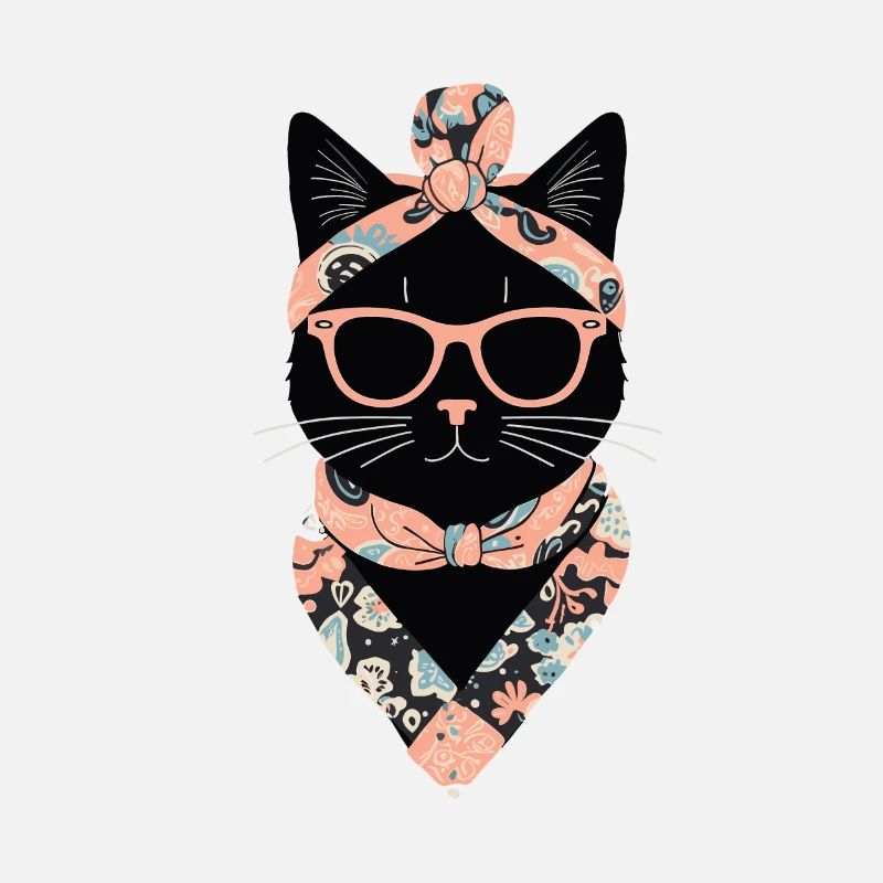 Mignon Chat Maman Cat Amant Maman Style
