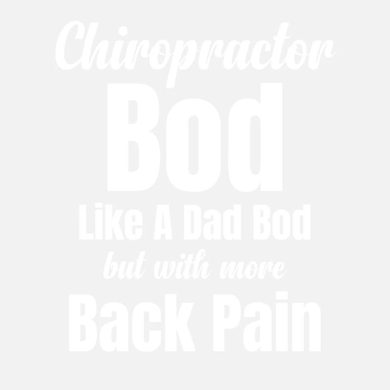 Le corps d’un chiropraticien comme le corps d’un père, mais