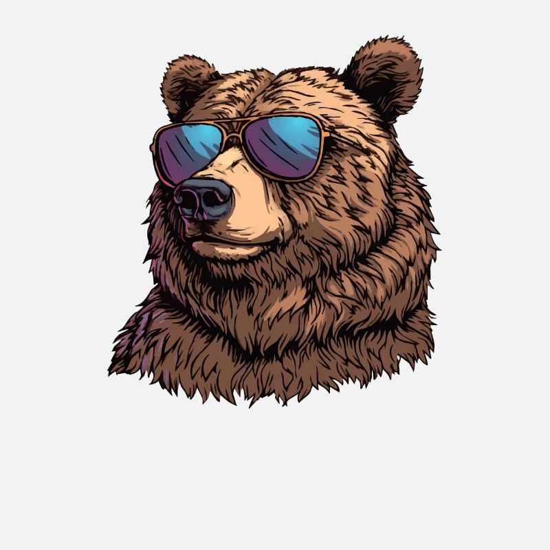 Cool Grizzly Bear Ours brun Ours